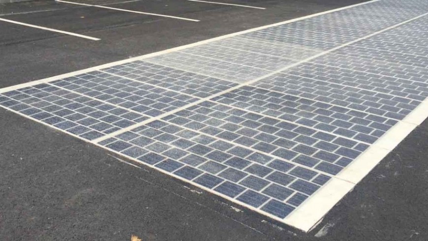Solar roads arrive in France