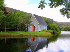 The most beautiful little church of Ireland in Gougane Barra Forest Park