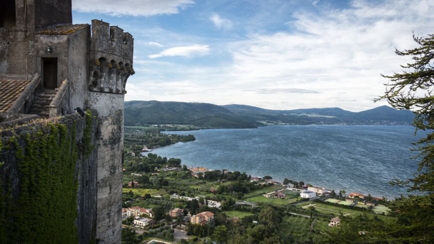 Lake Bracciano and its castle