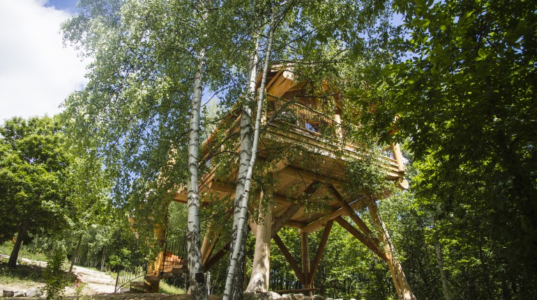 La Quiete, lovely tree house in Piemonte, unusual accommodations