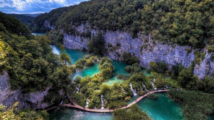 Lake Kozjak, one of the most spectacular lakes of Europe