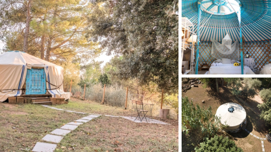 Yurt, unique accommodations in Umbria