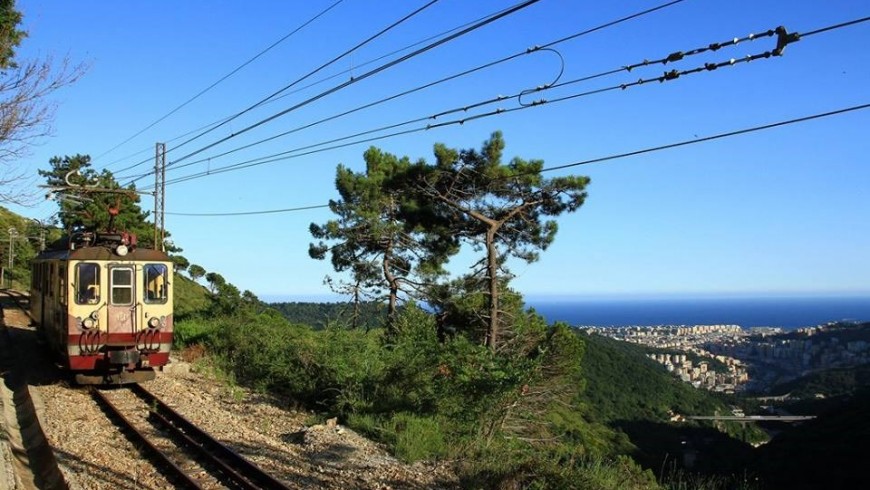 A typical train in Liguria