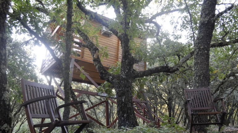 Ecolodge de Habaneros, tree houses in Spain