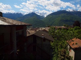 View from the B&B Via Paradiso Valtellina