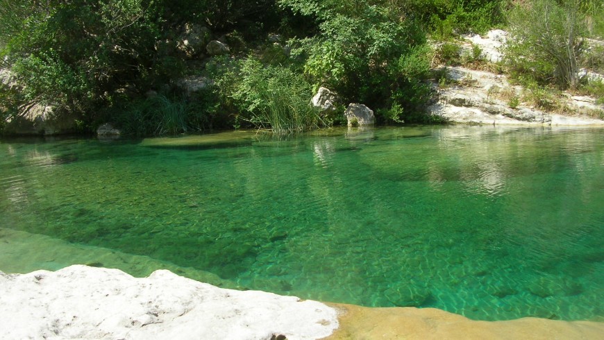 The lakes of Avola, Sicily