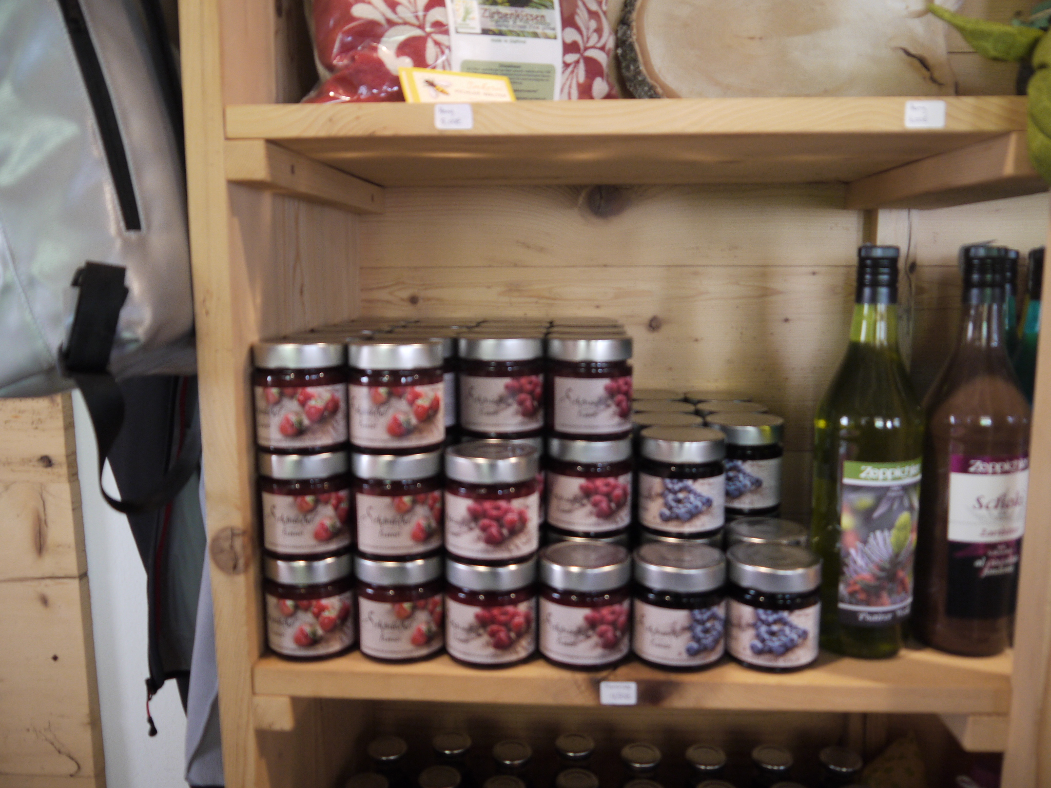 Local jams and juices at the Martin’s Hofladen Bauernguet