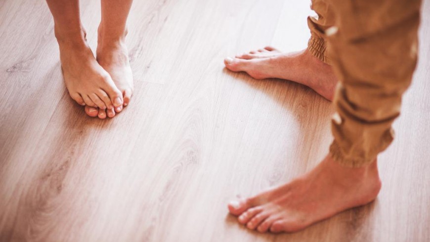 Barefoot walking 