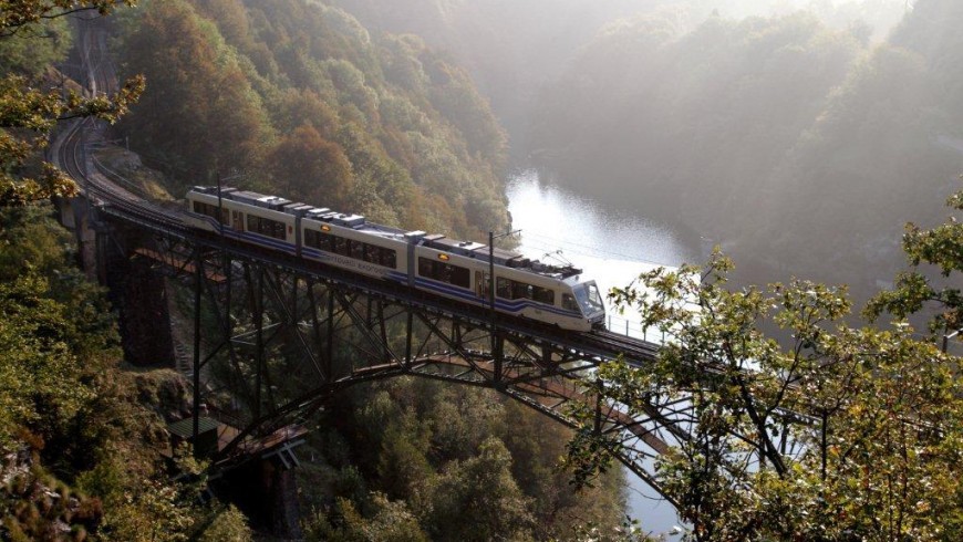 Vigezzina-Centovalli, a train to discover the colors of fall