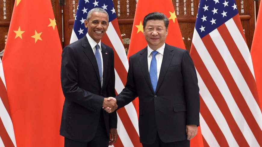 Chinese President Xi Jinping and President Barack Obama during the G20