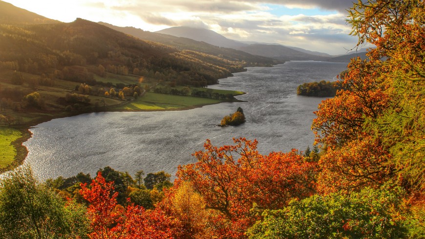Fall foliage in Scotland