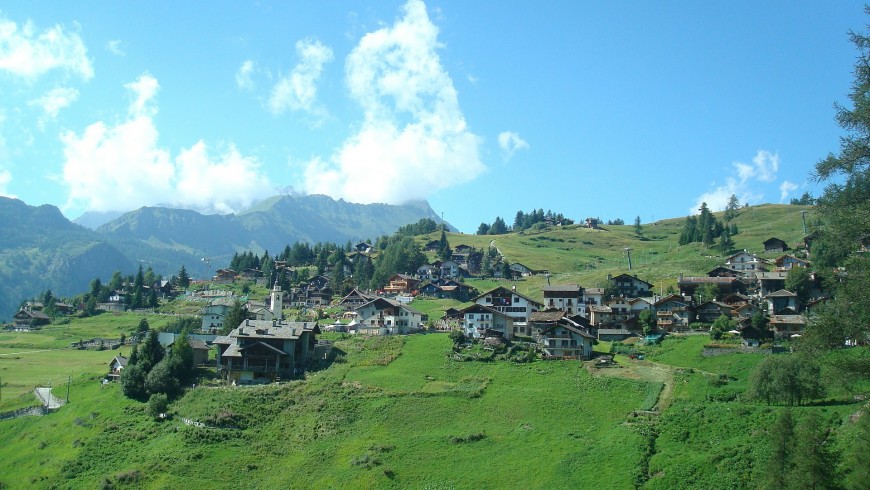 Welcome to Chamois, the only place in Italy where cars can't go!