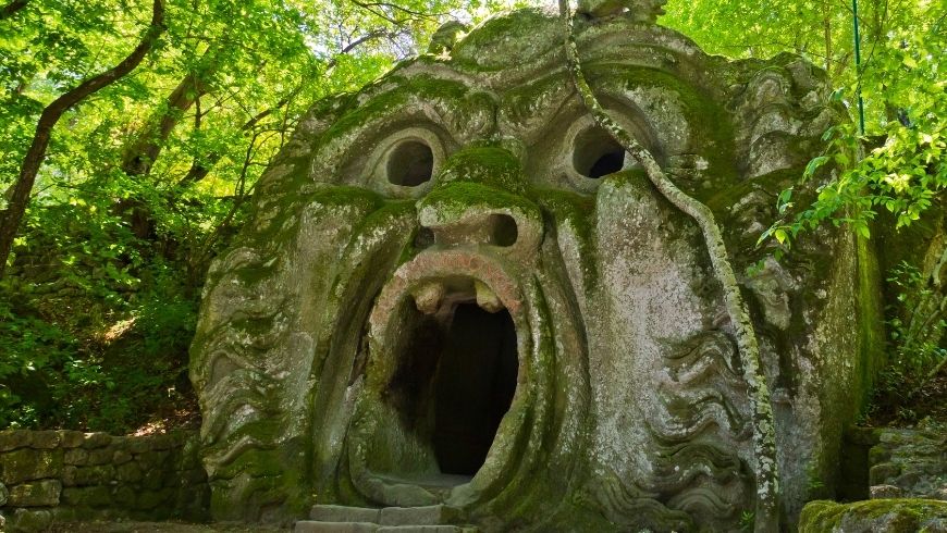 The Pyramid of Bomarzo and the Monster Park