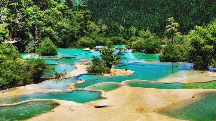 Huanglong, one of the most beautiful national parks in the world