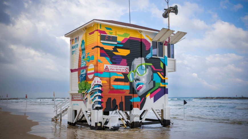 In Tel Aviv the Lifeguard tower has became a hotel