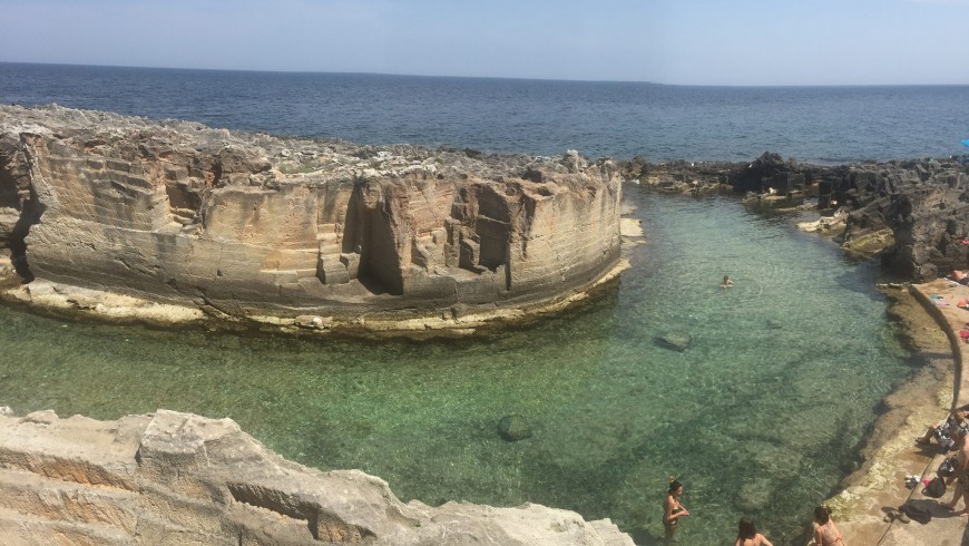 Marina Serra's natural pool, Salento