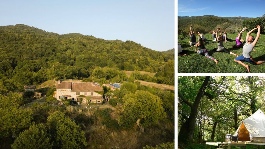 yoga retreat in tuscany italy