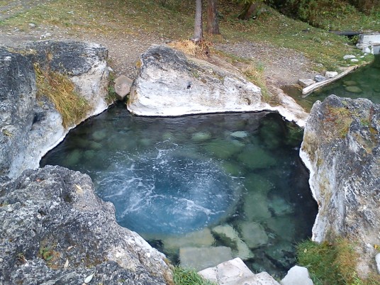 Free thermal spring in Slovakia- Kada