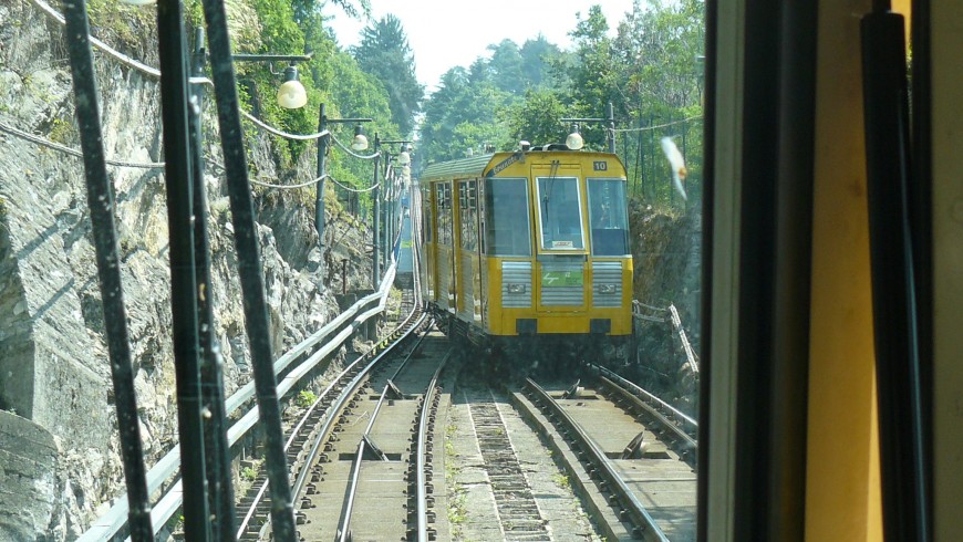The Como-Brunate Funicular gives unbelievable views on Lake Como