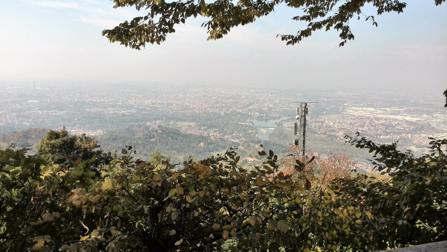 Landscape from the hills near Turin