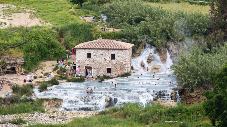Wellness getaway in Italy: Saturnia Hot Springs 