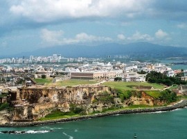 Viejo San Juan, Puerto Rico, photo via wikimedia commons