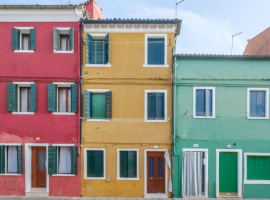 Colors in Burano, photo by Christian Holzinger via Unsplash