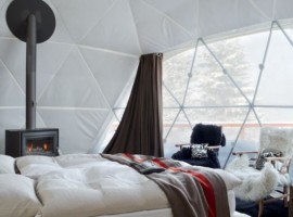 Whitepod: Innovative domes in the heart of the Alps