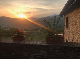 Sunset at La Fontaccia