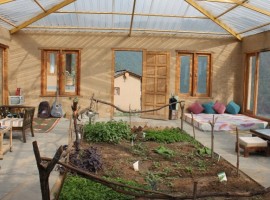Green eco-stay in India, architecture