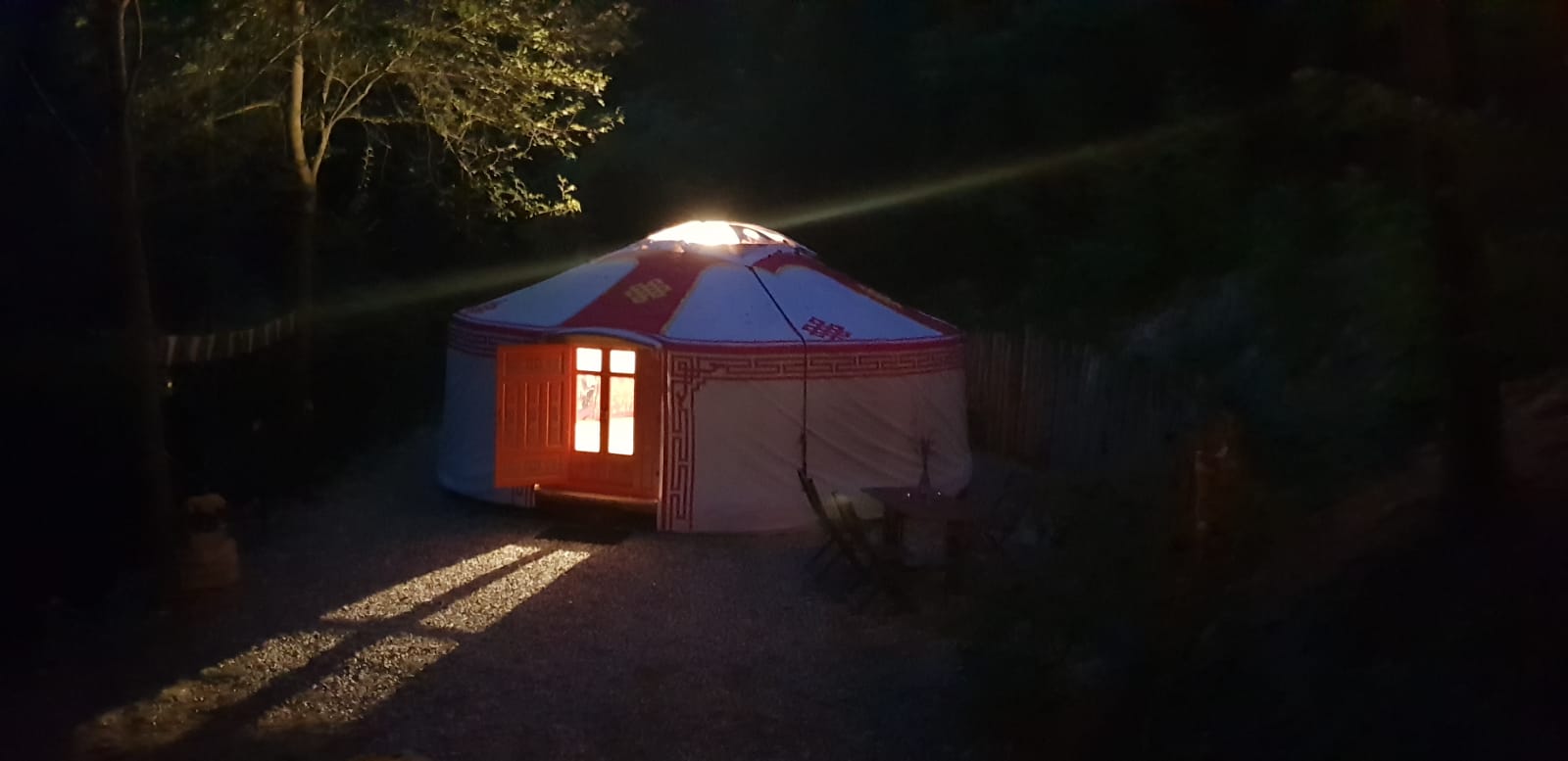 Valentine's Day in a yurt