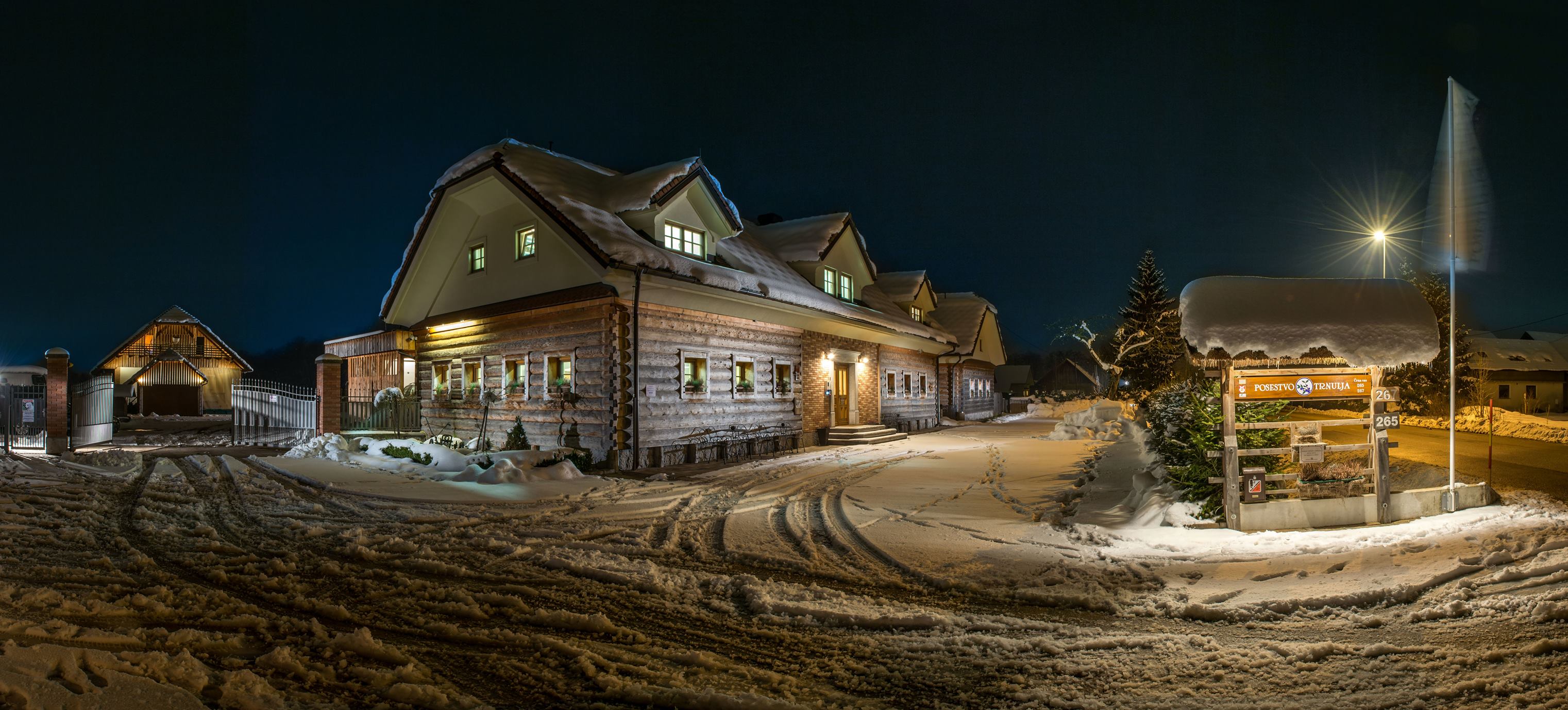 Trnulja Country Estate in winter