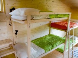 Rooms at Centro Anidra, Ecobnb in Liguria. Furnitures and structure are all made of wood