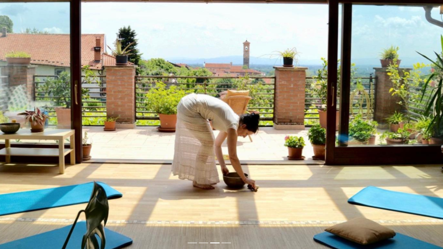 retreat and yoga space at Le Ali del Falco