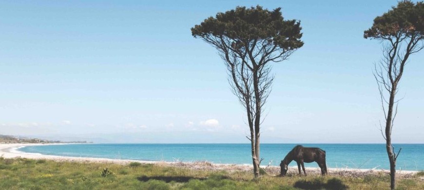 The seafront in S. Caterina dello Ionio, Calabria