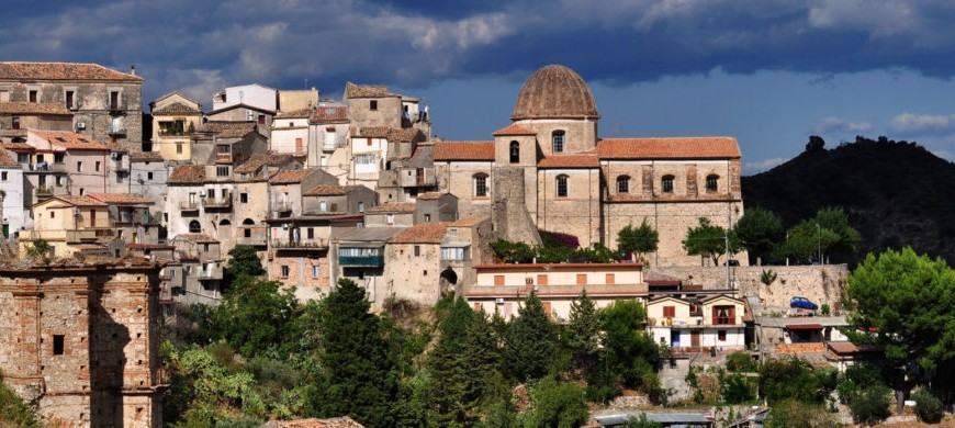 The village of Stilo, Calabria