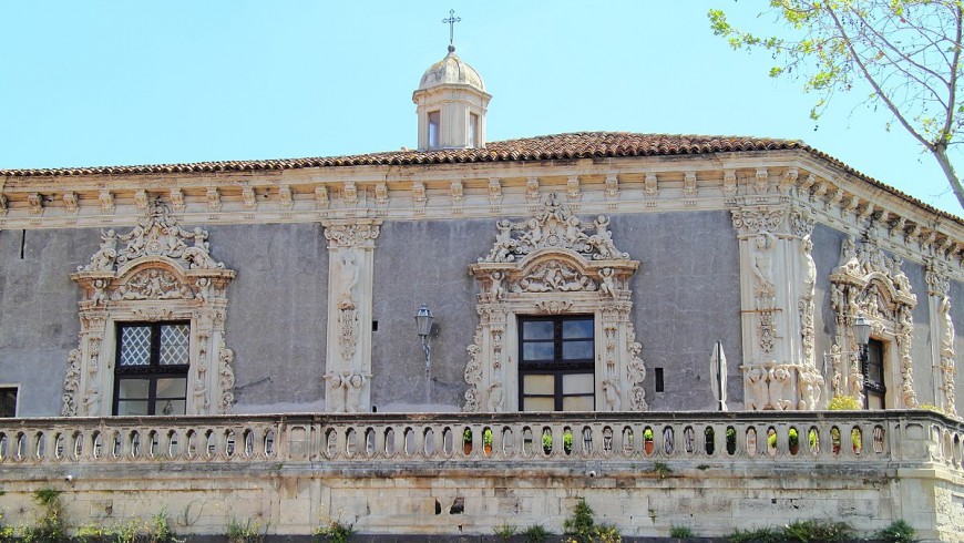 BIscari Palace, Catania, facade