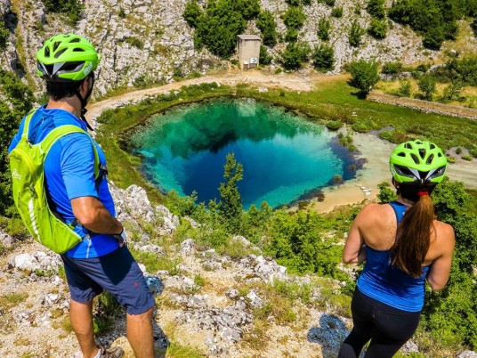 River Cetina natural water spring Vrlika