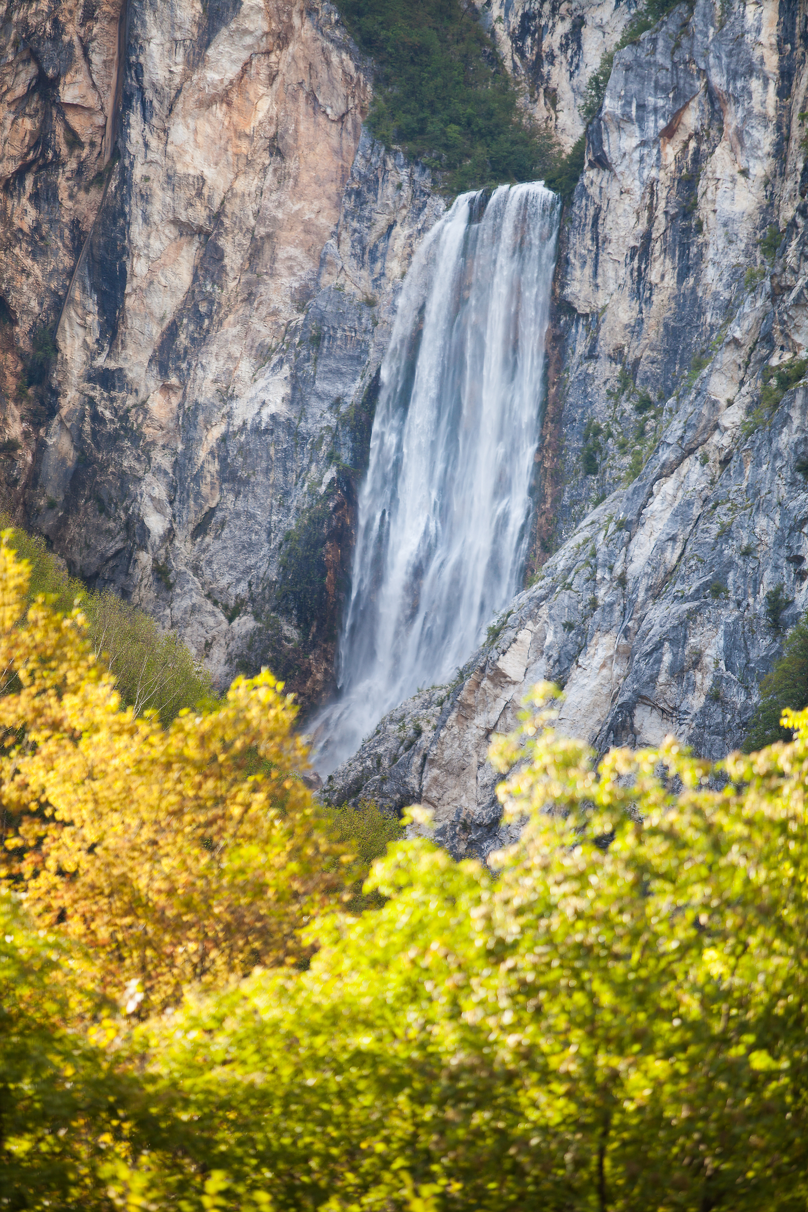 Waterfalls in Slovenia - waterfall Boka
