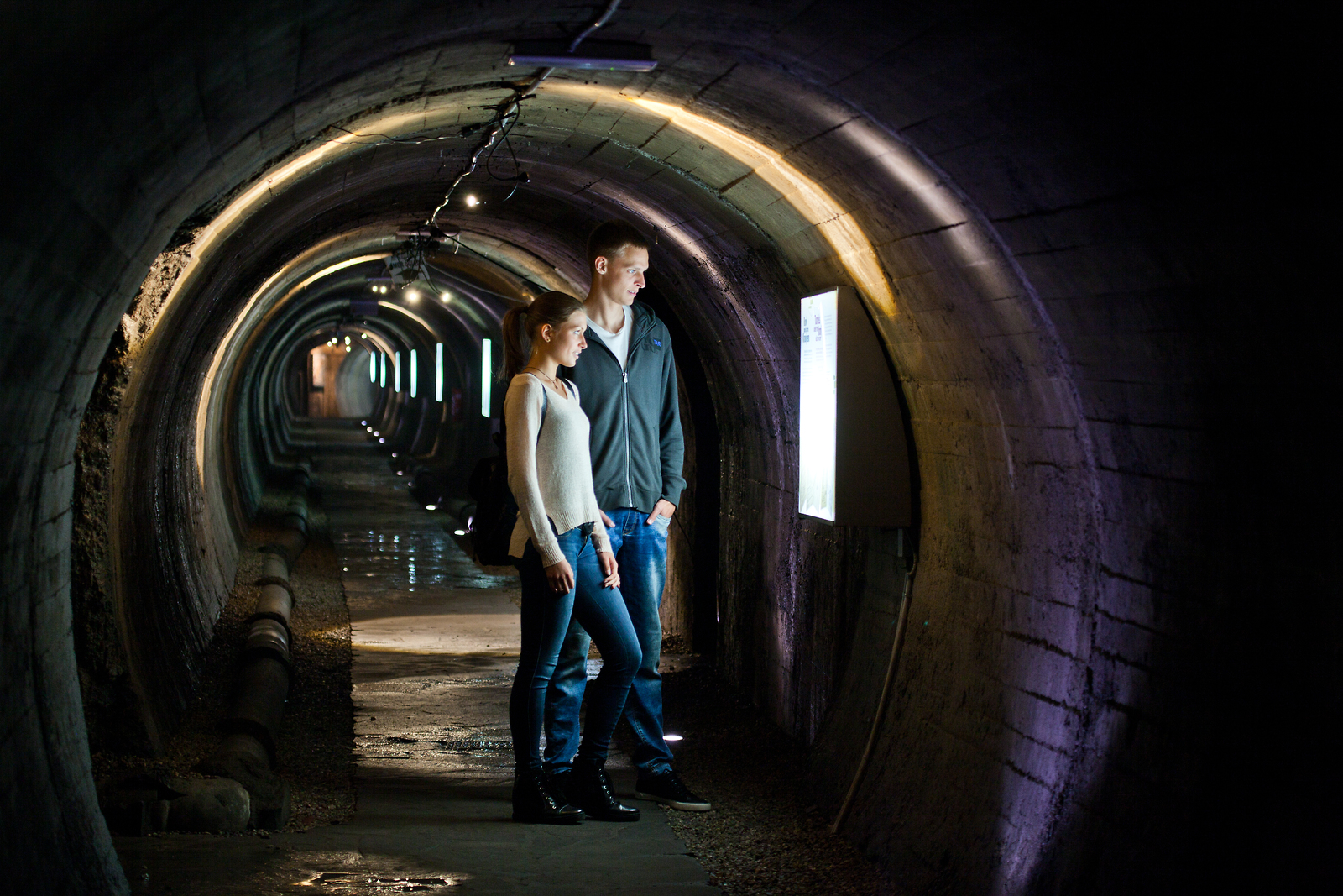 Tunnels under the old town of Kranj