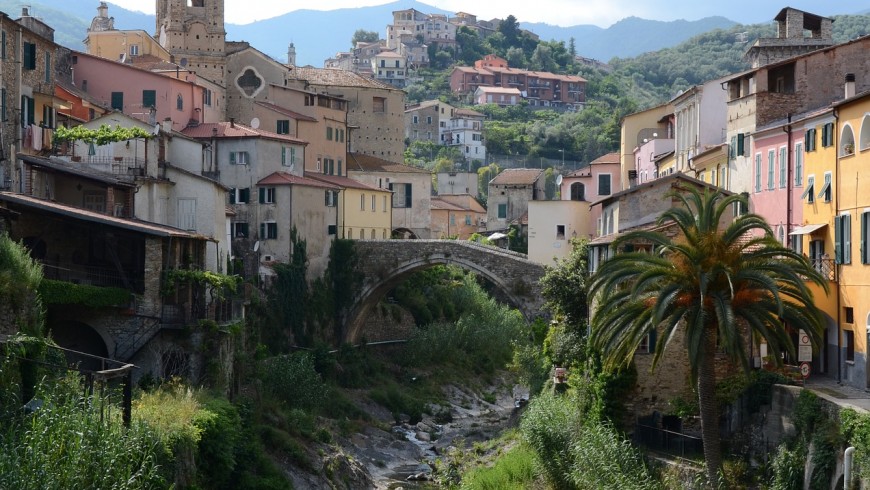 Dolcedo, Italian village near Imperia, Liguria