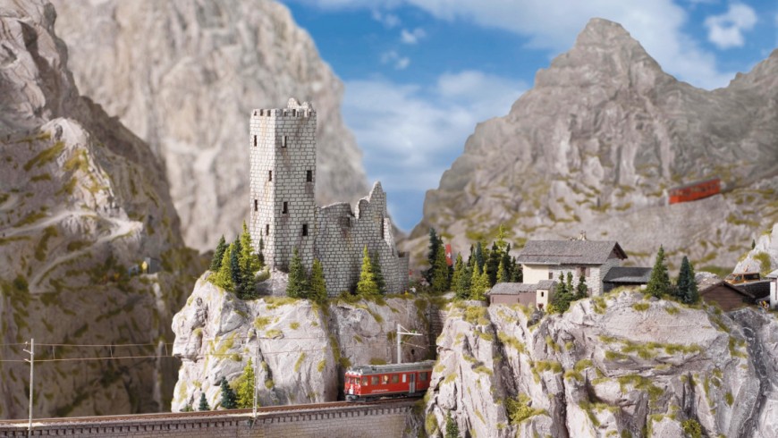 journey by train in the world of Miniatur Wunderland
