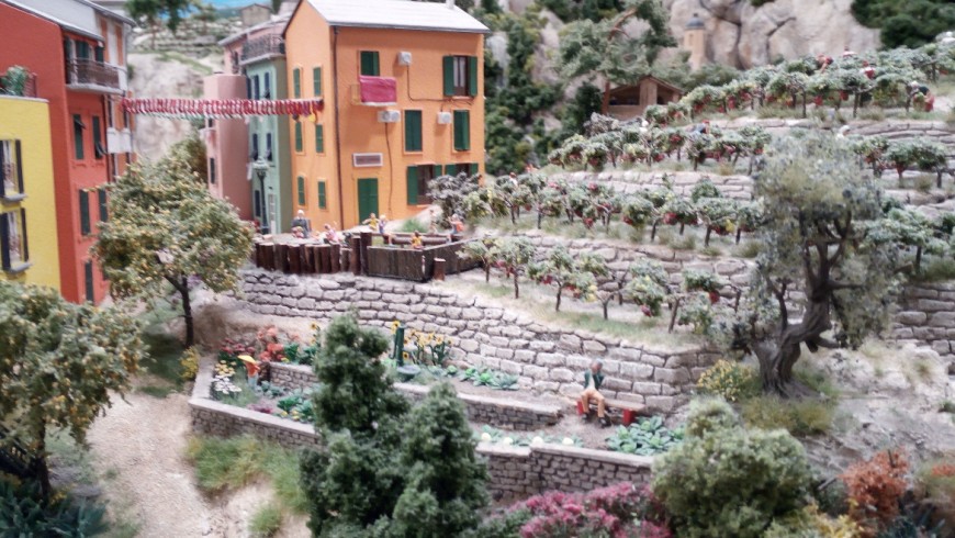 The terraces of Liguria to Miniatur Wunderland