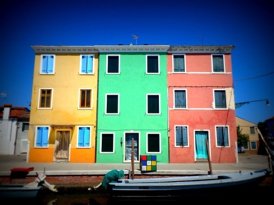 colourful houses of Burano