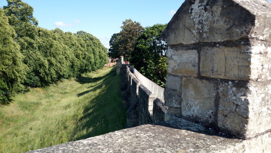 city walls of York
