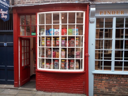 typical boutique in York selling typical items