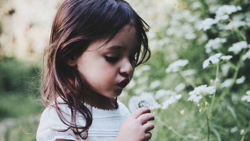 Kid in nature