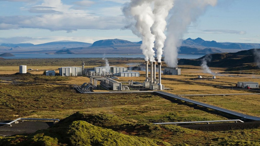 Geothermal power plant, Iceland