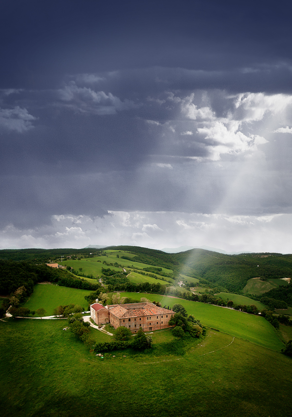Organic Farm Stay Girolomoni cover by clouds