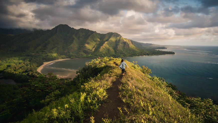 Ecotourism in the US, Hawaii, Moody Hiking